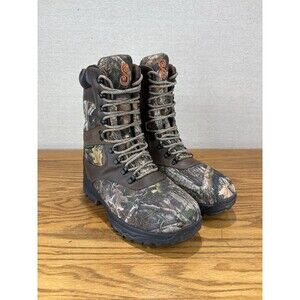 SHE Outdoor Expedition Ultra Boots Womens 8.5M Camo Waterproof Thinsulate 600g